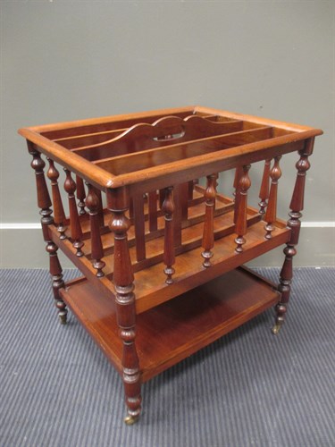 Lot 489 - A late 19th century four division canterbury...