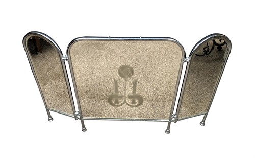 Lot 135 - A mid-20th century cheval mirror