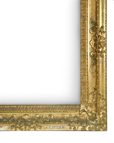Lot 143 - A 19th Century gilt gesso portrait frame,...