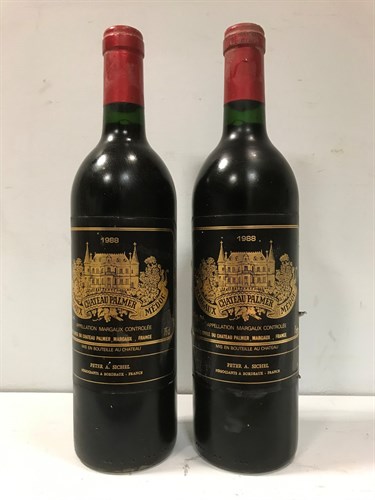 Lot 21 - Chateau Palmer, Margaux 2eme Cru 1988, 2...