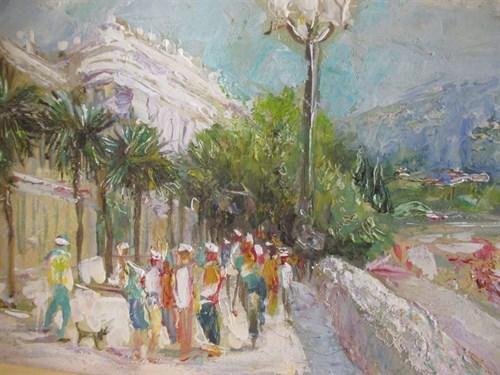 Lot 320 - A collection of watercolour and oils, various...