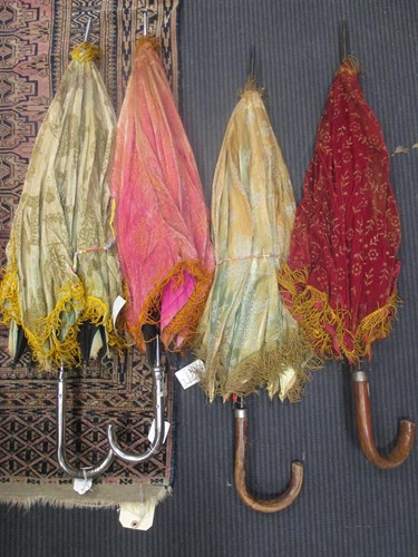 Lot 106 - Four ecclesiastical Ethiopian umbrellas (4)