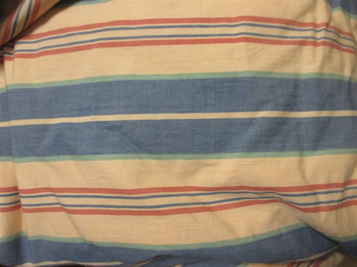 Lot 550 - Two pairs of interlined cotton curtains , each...