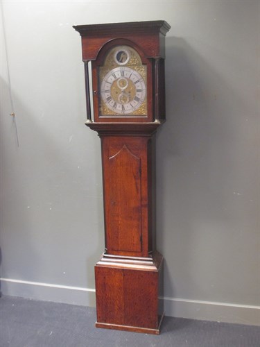 Lot 516 - An oak longcase clock, William Kent of Saffron...