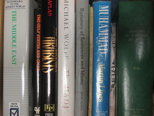 Lot 572 - A large collection of books on the Middle East...