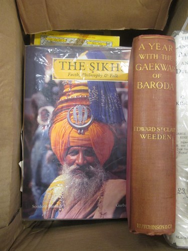 Lot 570 - A large collection of books on Indian art,...