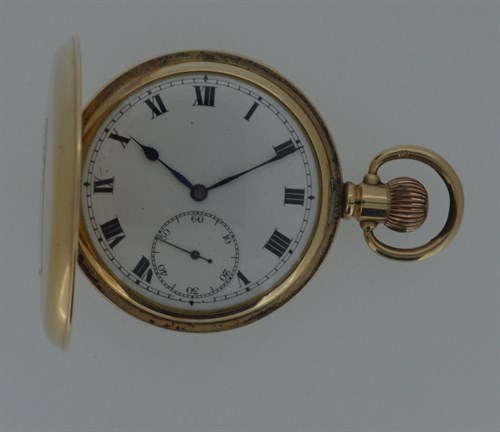 Lot 188 - Rolex - A gold plated full hunter pocket watch