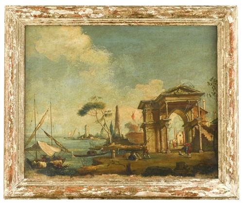 Lot 94 - Circle of Francesco Guardi (Italian, 1712-1793)