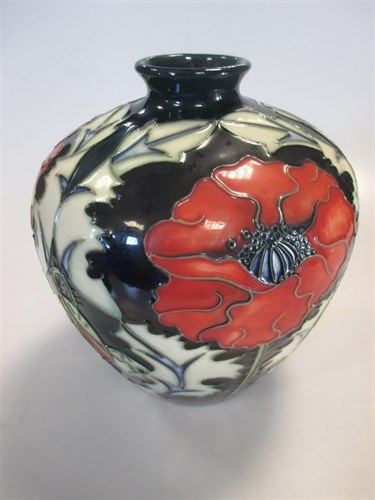 Lot 1 - A Moorcroft vase, 18cm high