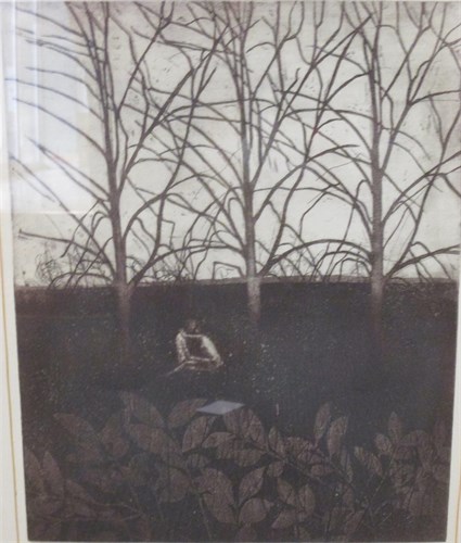 Lot 228 - Richard Bawden (British, b. 1936) 'The Glade',...