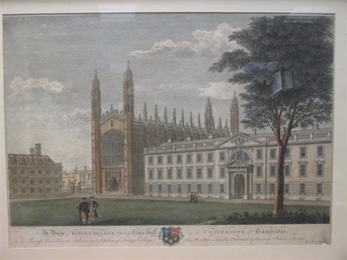 Lot 245 - After P. S. Lamborn 'King's College From Clare...