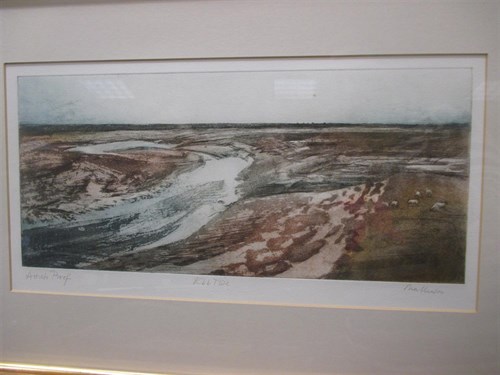 Lot 250 - Collection of signed coloured etchings and...