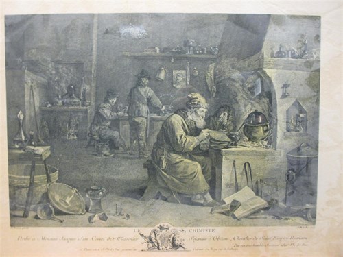 Lot 210 - After David Teniers 'Le Chimiste' and 'Le...