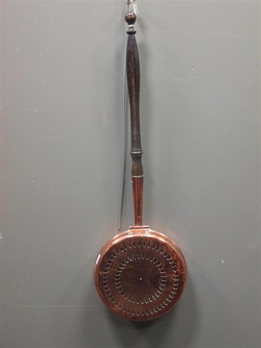 Lot 324 - An Edwardian brass stick stand, a copper...