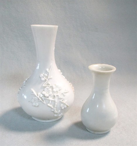 Lot 97 - Two Blanc de Chine vases