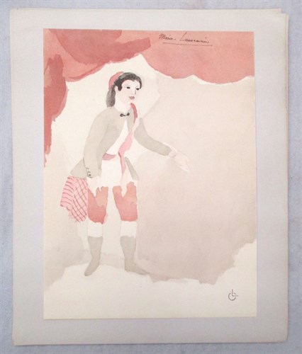 Lot 295 - LAURENCIN (Marie) Costume designs to accompany...