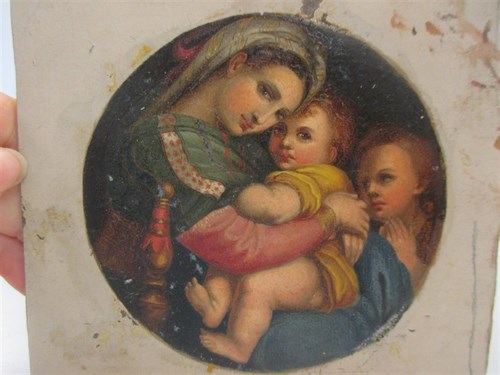Lot 113 - After Raphael, The Madonna della Sedia,...