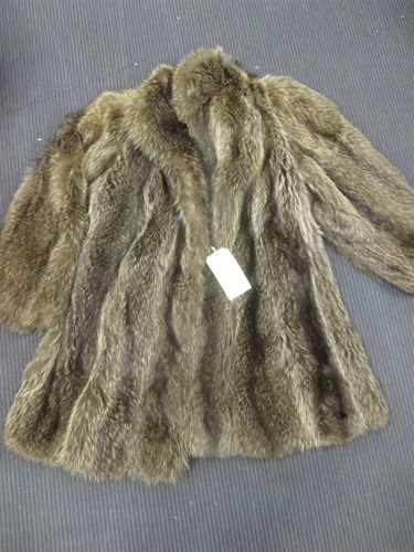 Lot 431 - A fox fur coat