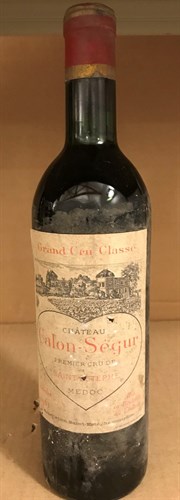 Lot 7 - Chateau Calon Segur, St Estephe 3eme Cru 1961,...