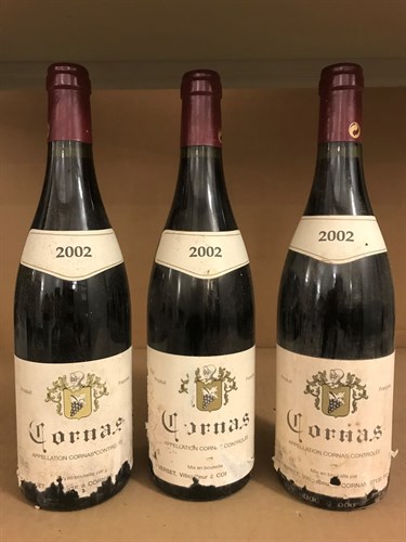 Lot 50 - Cornas 2002, Alain Verset, 3 bottles