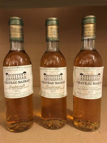 Lot 29 - Chateau Nairac, Sauternes 1974, 3 half bottles