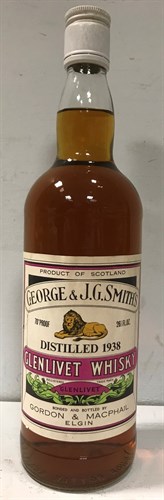 Lot 110 - George & J G Smith's Glenlivet single malt...
