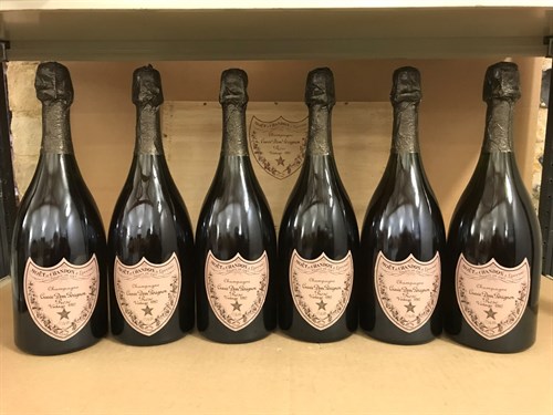 Lot 71 - Dom Perignon Rose champagne 1982, six bottles...