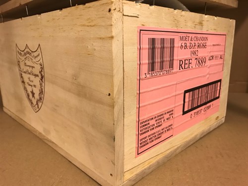 Lot 71 - Dom Perignon Rose champagne 1982, six bottles...