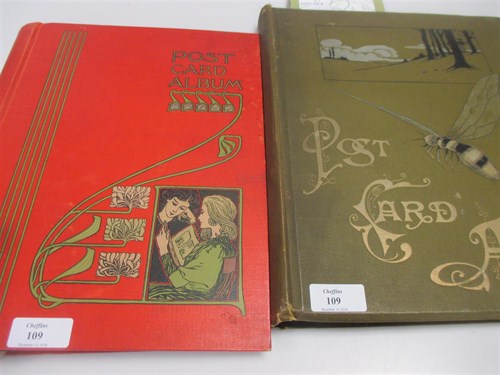 Lot 109 - Postcard albums and Radio Times covers