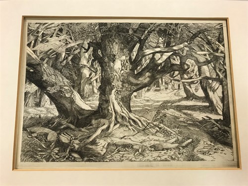 Lot 18 - Charles Chaplin, RE, 'New Forest Glade',...