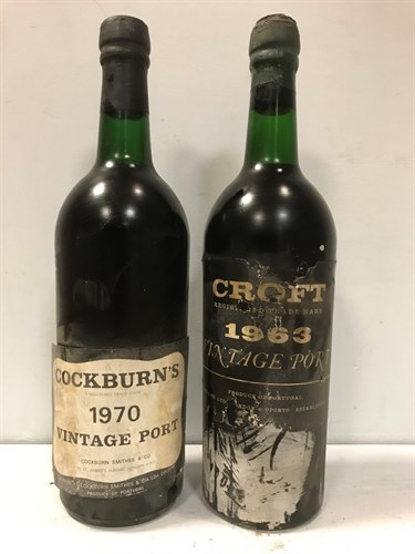 Lot 78 - Croft vintage port 1963, one bottle, and...