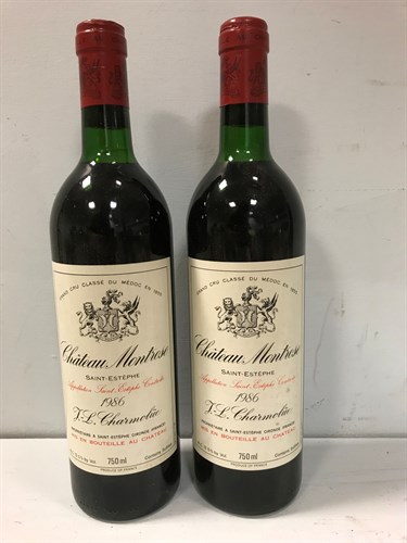 Lot 26 - Chateau Montrose, St Estephe 2eme cru 1986, 2...