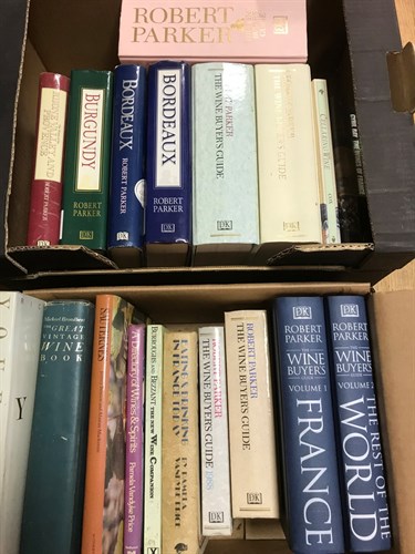 Lot 131 - Collection of wine reference books, mainly...