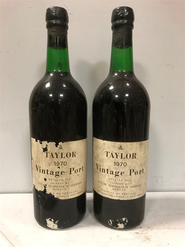 Lot 88 - Taylor's vintage port 1970, 2 bottles