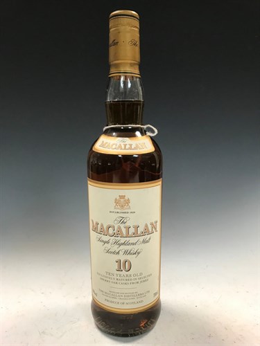 Lot 119 - The Macallan 10 Years Old, matured in sherry...