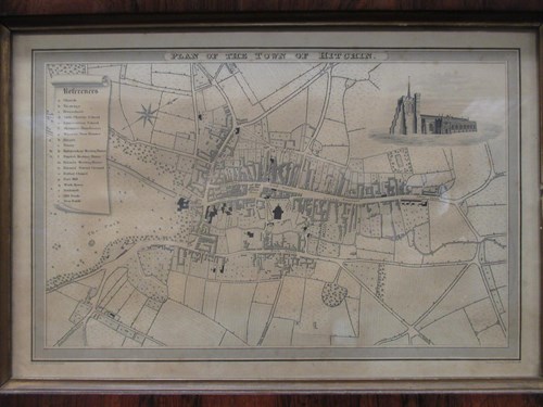 Lot 162 - A Plan of the Town of Hitchin, Hertfordshire,...