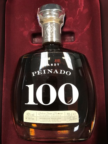 Lot 123 - Spanish Brandy Peinado 100 Solera Gran Reserva,...