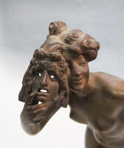 Lot 133 - Paul Philippe, (French, 1870-1930), 'Masquerade', a bronze study