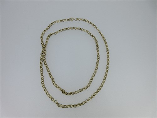 Lot 216 - A 9ct gold necklace