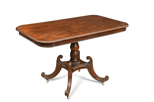 Lot 363 - A Regency mahogany rectangular breakfast table