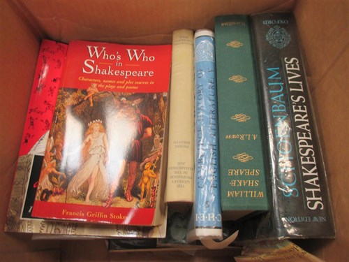 Lot 447 - A collection of books on Shakespeare and...