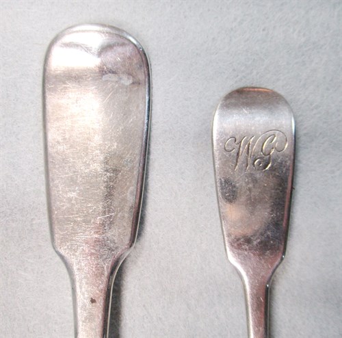 Lot 153 - Elgin - a 26 piece harlequin set of Victorian Scottish Provincial silver flatware