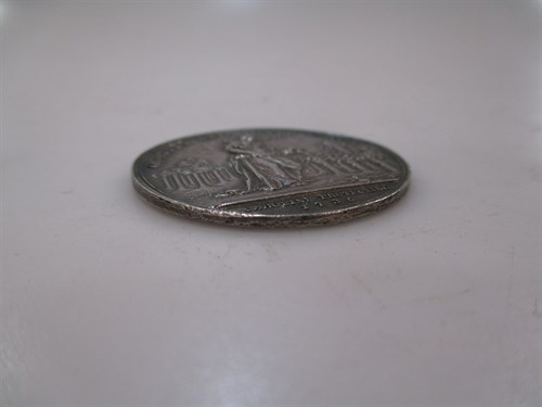 Lot 154 - A Jernegan's silver Lottery token 1736, 39mm...