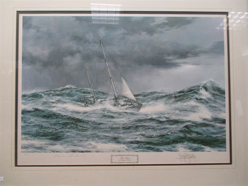 Lot 372 - Two Montague Dawson signed prints, Horn Abeam...