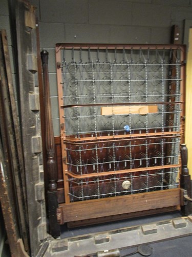 Lot 420 - A four poster bed in 10 pieces