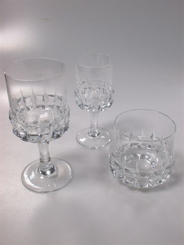 Lot 106 - A Rosenthal service of drinking glasses...