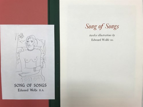 Lot 356 - WOLFE (Edward) Song of Songs, c.1980, one of...