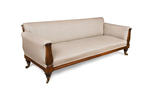 Lot 369 - A late Regency rosewood sofa