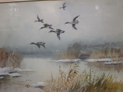 Lot 261 - Roland Green (British, 1896-1972), Mallard,...