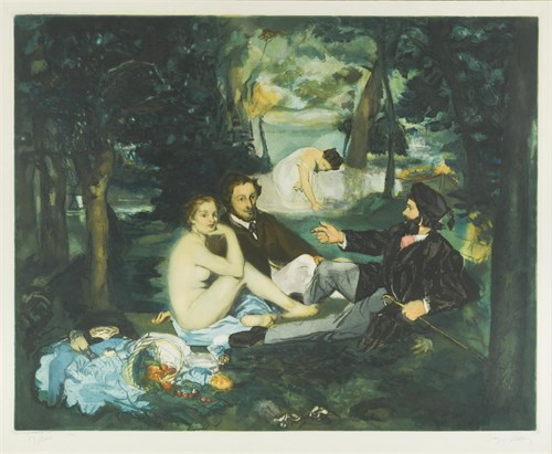 Lot 235 - Jacques Villon (French, 1875-1963) after Edouard Manet